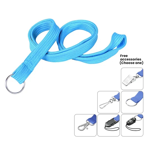 Imprinted Tubular Lanyards - Sizes 3/8"-5/8" - Imprinted Tubular Lanyards - Sizes 3/8"-5/8" - Image 4 of 4