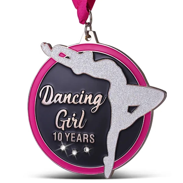 Custom Medals with Rhinestones - Custom Medals with Rhinestones - Image 2 of 2