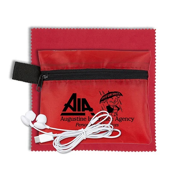 ZipTune Plus Tech Earbud Kit with Microfiber Cleaning Cloth - ZipTune Plus Tech Earbud Kit with Microfiber Cleaning Cloth - Image 5 of 10