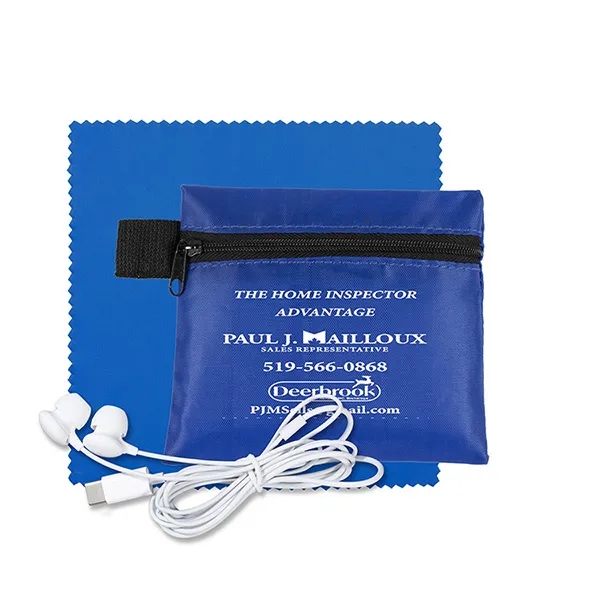 ZipTune Plus Tech Earbud Kit with Microfiber Cleaning Cloth - ZipTune Plus Tech Earbud Kit with Microfiber Cleaning Cloth - Image 7 of 10