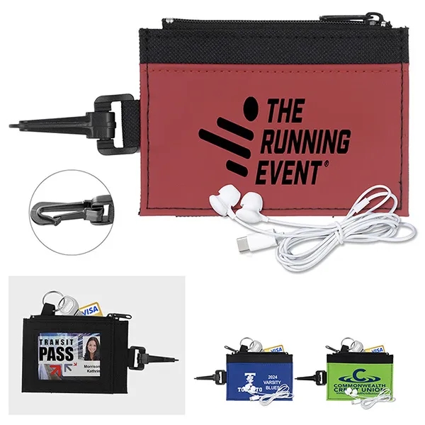 Mobile Tech Earbud Kit in Travel ID Wallet - Mobile Tech Earbud Kit in Travel ID Wallet - Image 0 of 13