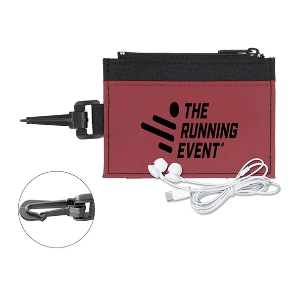 Mobile Tech Earbud Kit in Travel ID Wallet - Mobile Tech Earbud Kit in Travel ID Wallet - Image 1 of 13