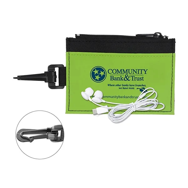 Mobile Tech Earbud Kit in Travel ID Wallet - Mobile Tech Earbud Kit in Travel ID Wallet - Image 4 of 13