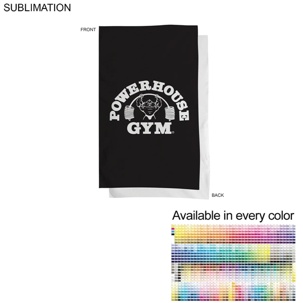 Fitness towel in Plush and Soft Velour Terry Cotton, 15x25 - Fitness towel in Plush and Soft Velour Terry Cotton, 15x25 - Image 0 of 1