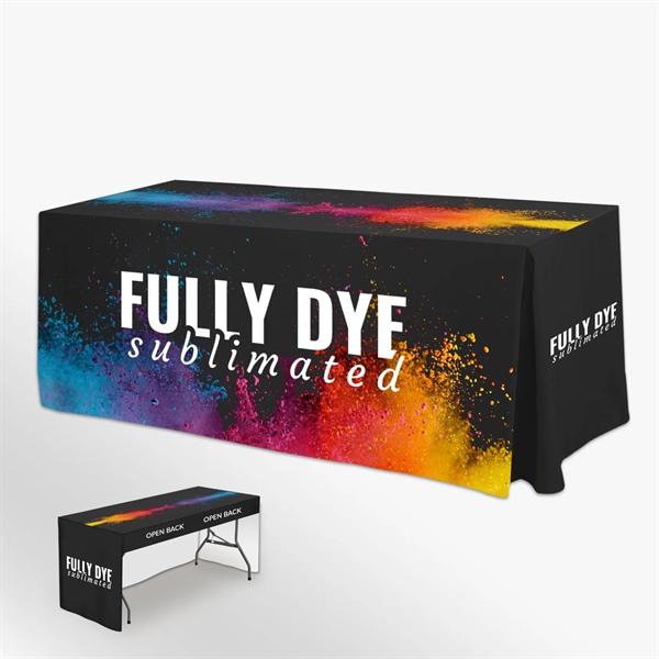6' Fitted Table Cover, No Pleats, Open Back - 6' Fitted Table Cover, No Pleats, Open Back - Image 0 of 0