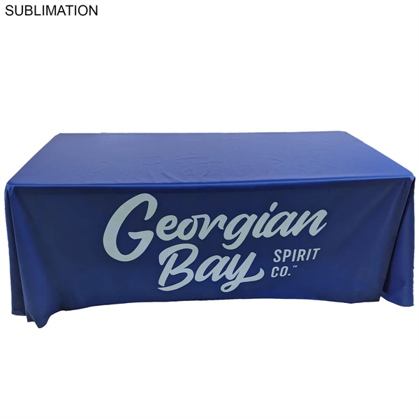 Sublimated PREMIUM Cloth for 6' table, Drape Style - Sublimated PREMIUM Cloth for 6' table, Drape Style - Image 1 of 7