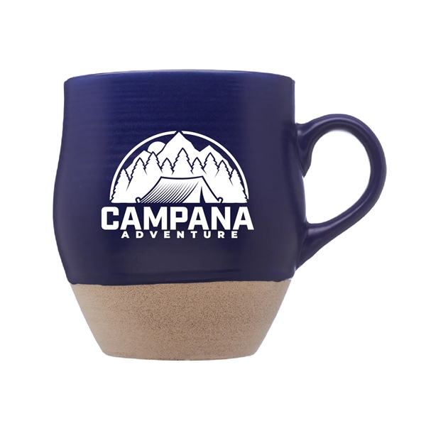 16 oz Ceramic Mugs with Artisan Bottom (1 Color) - 16 oz Ceramic Mugs with Artisan Bottom (1 Color) - Image 0 of 3