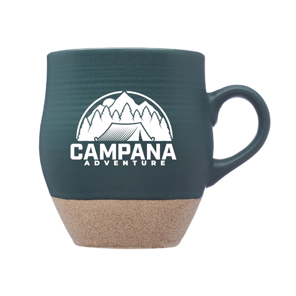 16 oz Ceramic Mugs with Artisan Bottom (1 Color) - 16 oz Ceramic Mugs with Artisan Bottom (1 Color) - Image 1 of 3