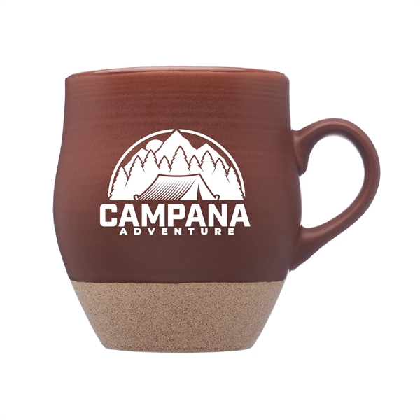 16 oz Ceramic Mugs with Artisan Bottom (1 Color) - 16 oz Ceramic Mugs with Artisan Bottom (1 Color) - Image 3 of 3