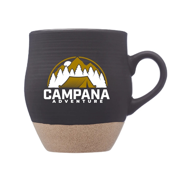 16 oz Ceramic Mugs with Artisan Bottom (2 Color) - 16 oz Ceramic Mugs with Artisan Bottom (2 Color) - Image 2 of 3