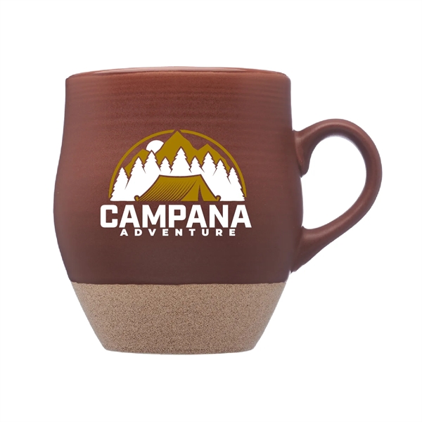 16 oz Ceramic Mugs with Artisan Bottom (2 Color) - 16 oz Ceramic Mugs with Artisan Bottom (2 Color) - Image 3 of 3