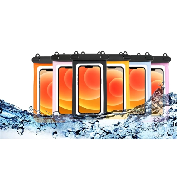 IPX8 Waterproof Phone Pouch with Lanyard - IPX8 Waterproof Phone Pouch with Lanyard - Image 1 of 4