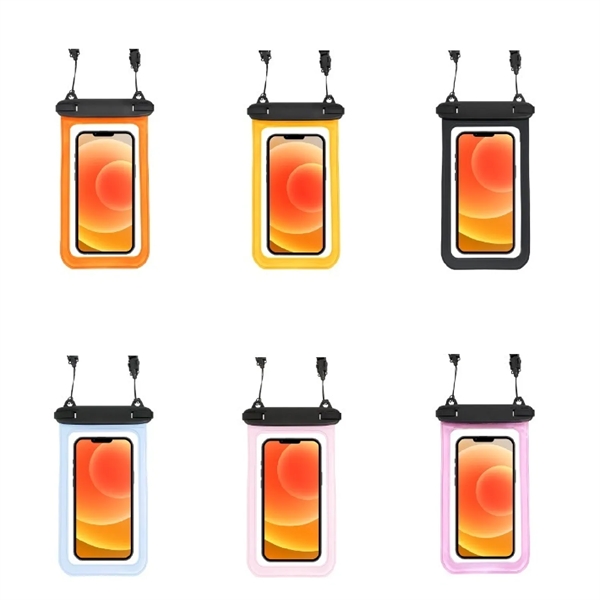 IPX8 Waterproof Phone Pouch with Lanyard - IPX8 Waterproof Phone Pouch with Lanyard - Image 3 of 4