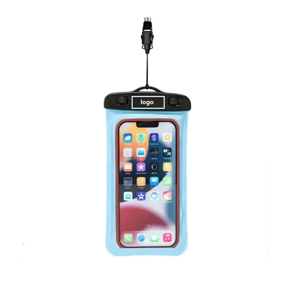 IPX8 Waterproof Mobile Phone Pouch Case with Armband - IPX8 Waterproof Mobile Phone Pouch Case with Armband - Image 1 of 6