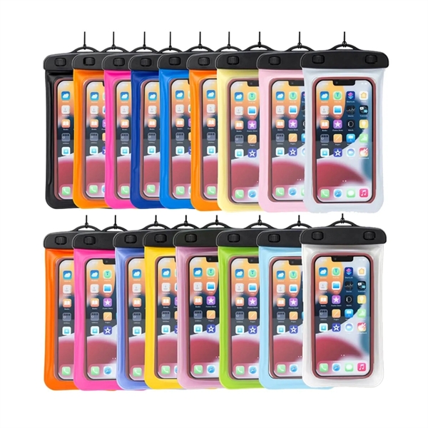 IPX8 Waterproof Mobile Phone Pouch Case with Armband - IPX8 Waterproof Mobile Phone Pouch Case with Armband - Image 2 of 6