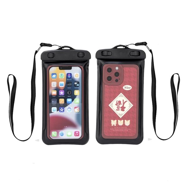 IPX8 Waterproof Mobile Phone Pouch with Lanyard - IPX8 Waterproof Mobile Phone Pouch with Lanyard - Image 0 of 4