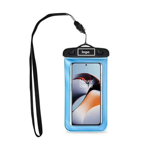 IPX8 Waterproof Mobile Phone Pouch with Lanyard - IPX8 Waterproof Mobile Phone Pouch with Lanyard - Image 1 of 4