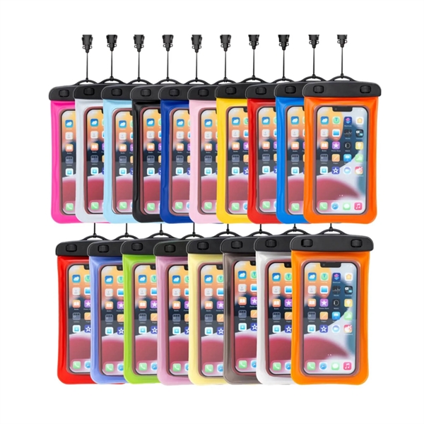 IPX8 Waterproof Mobile Phone Pouch with Lanyard - IPX8 Waterproof Mobile Phone Pouch with Lanyard - Image 2 of 4