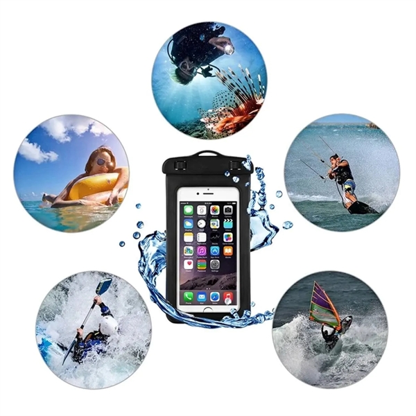 IPX8 Waterproof Mobile Phone Pouch with Lanyard - IPX8 Waterproof Mobile Phone Pouch with Lanyard - Image 4 of 4