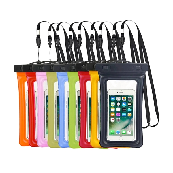 IPX8 Waterproof Floating Mobile Phone Pouch Bag with Lanyard - IPX8 Waterproof Floating Mobile Phone Pouch Bag with Lanyard - Image 1 of 3