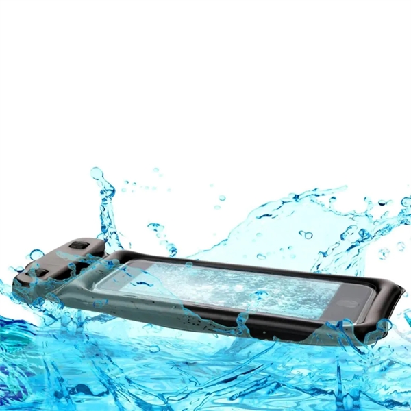 IPX8 Waterproof Floating Mobile Phone Pouch Bag with Lanyard - IPX8 Waterproof Floating Mobile Phone Pouch Bag with Lanyard - Image 2 of 3