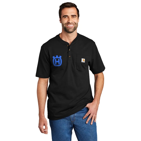 Carhartt® Short Sleeve Henley T-Shirt - Carhartt® Short Sleeve Henley T-Shirt - Image 0 of 4
