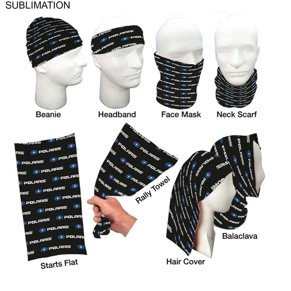 Team Building Sublimated Multifunction 2-Ply WINTER Headwear - Team Building Sublimated Multifunction 2-Ply WINTER Headwear - Image 3 of 4