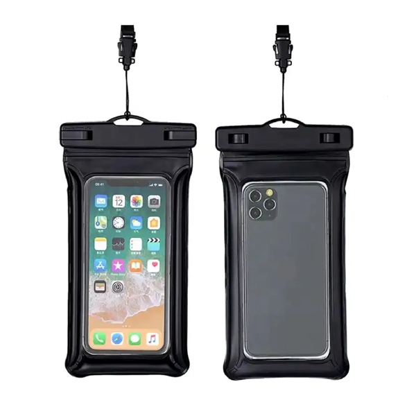 IPX8 Floating Waterproof Phone Pouch Case with Lanyard - IPX8 Floating Waterproof Phone Pouch Case with Lanyard - Image 0 of 2