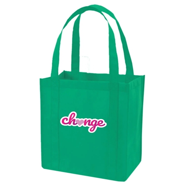 Non-Woven Tote Shopping Bag With bottom Gusset (12"x13"x8") - Non-Woven Tote Shopping Bag With bottom Gusset (12"x13"x8") - Image 2 of 26