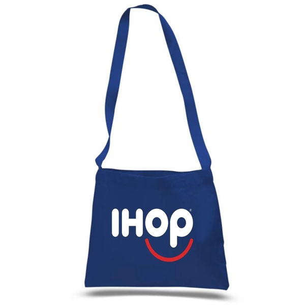 12 Oz. Small Cotton Canvas Messenger Bag With Long Straps - 12 Oz. Small Cotton Canvas Messenger Bag With Long Straps - Image 2 of 7
