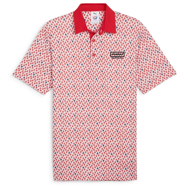 Custom Puma Mens Volition Jets Polo