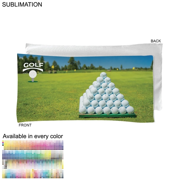 XL Golf Caddie Towel in Microfiber Dri-Lite Terry, 22x44