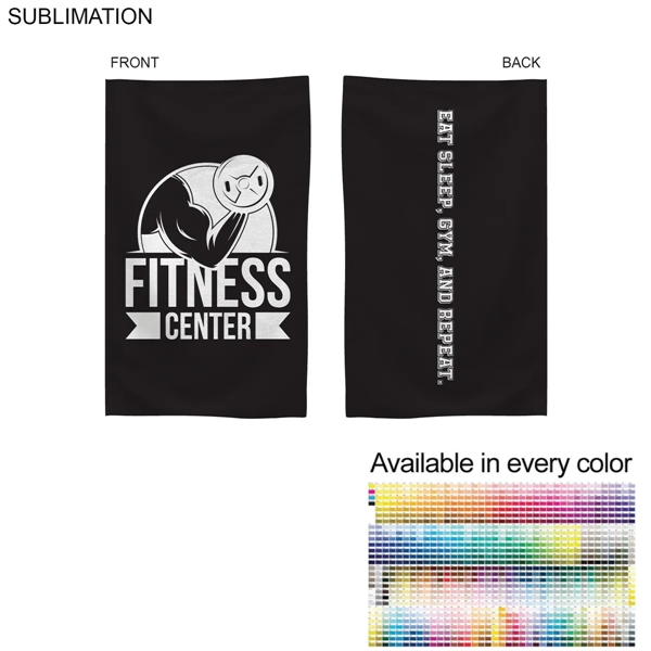 Workout Towel in Microfiber Dri-lite Terry, 15x25 - Workout Towel in Microfiber Dri-lite Terry, 15x25 - Image 0 of 2