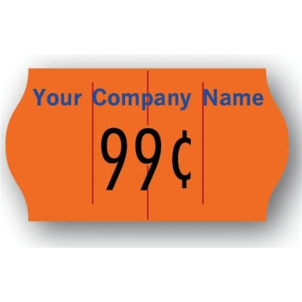 METOAA® 1 Line Price Labels - METOAA® 1 Line Price Labels - Image 1 of 3