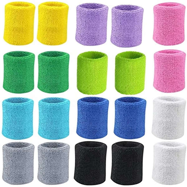 Headband Wristband Set Terry Cloth - Headband Wristband Set Terry Cloth - Image 3 of 4