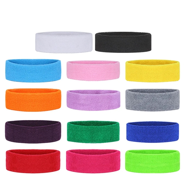 Headband Wristband Set Terry Cloth - Headband Wristband Set Terry Cloth - Image 4 of 4