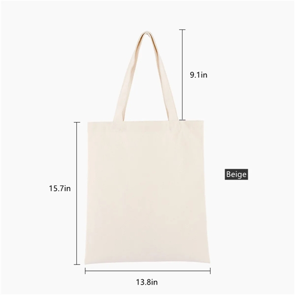 Natural Cotton Cloth Tote Bags 13.4x15.7in - Natural Cotton Cloth Tote Bags 13.4x15.7in - Image 2 of 4