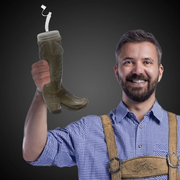 32 oz. Western Boot Shape Yard Glass - 32 oz. Western Boot Shape Yard Glass - Image 0 of 3