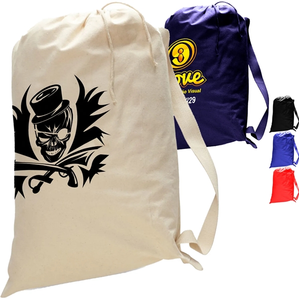 Medium Size Cotton Canvas Drawstring Heavy Duty Bag