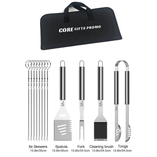 35PCS Grill Accessories BBQ Tools Set Stainless Steel Kit - 35PCS Grill Accessories BBQ Tools Set Stainless Steel Kit - Image 2 of 2