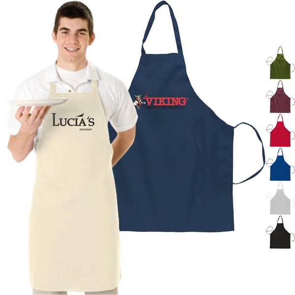 7.5 Oz. Twill Fabric Butcher Apron - 7.5 Oz. Twill Fabric Butcher Apron - Image 0 of 10