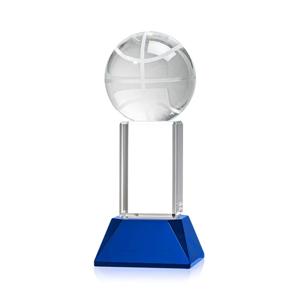 Basketball VividPrint™ Award on Stowe - Blue