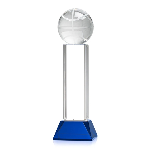 Basketball VividPrint™ Award on Stowe - Blue