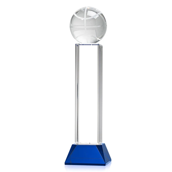 Basketball VividPrint™ Award on Stowe - Blue