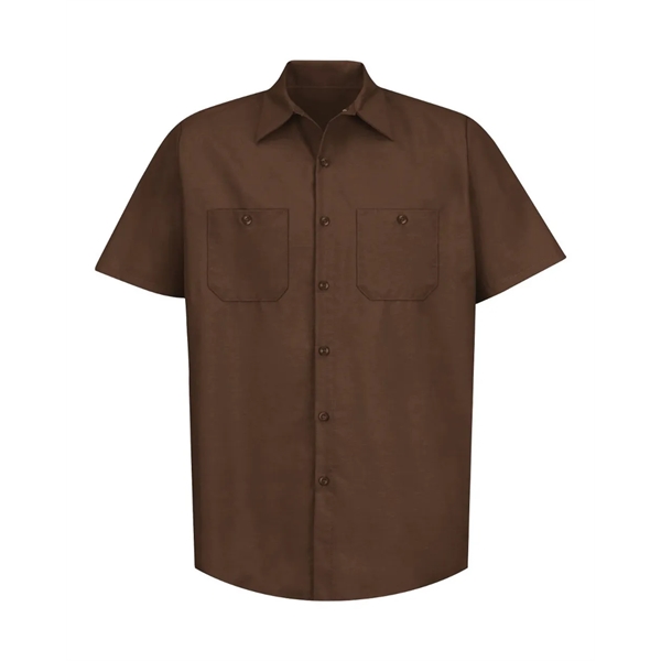 Red Kap Industrial Short Sleeve Work Shirt - Red Kap Industrial Short Sleeve Work Shirt - Image 9 of 76