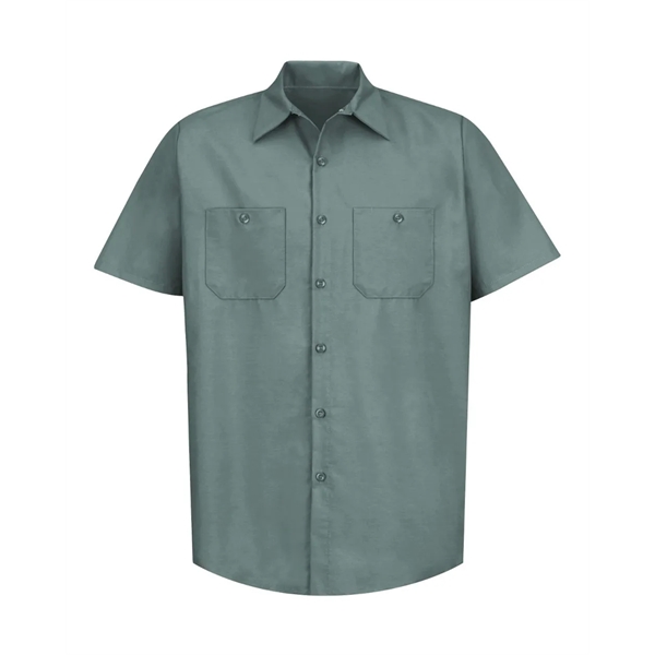 Red Kap Industrial Short Sleeve Work Shirt - Red Kap Industrial Short Sleeve Work Shirt - Image 18 of 76