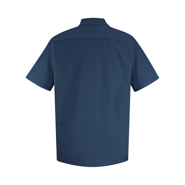 Red Kap Specialized Short Sleeve Pocketless Work Shirt - Red Kap Specialized Short Sleeve Pocketless Work Shirt - Image 8 of 10