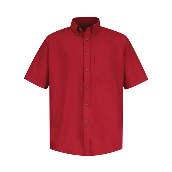 Red Kap Poplin Short Sleeve Dress Shirt - Tall Sizes - Red Kap Poplin Short Sleeve Dress Shirt - Tall Sizes - Image 11 of 18
