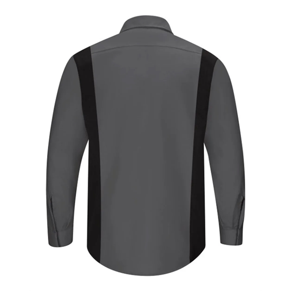 Red Kap Performance Plus Long Sleeve Shirt with OilBlok T... - Red Kap Performance Plus Long Sleeve Shirt with OilBlok T... - Image 8 of 16