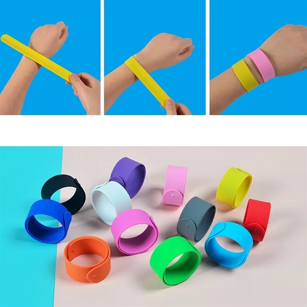Silicone Slap Bracelet Wistbands Giveaways Gift - Silicone Slap Bracelet Wistbands Giveaways Gift - Image 2 of 4